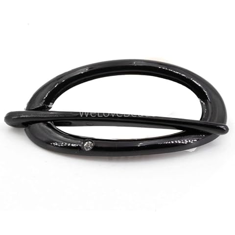 WeLoveBeads - Pinza ovalada libélula negra Cover