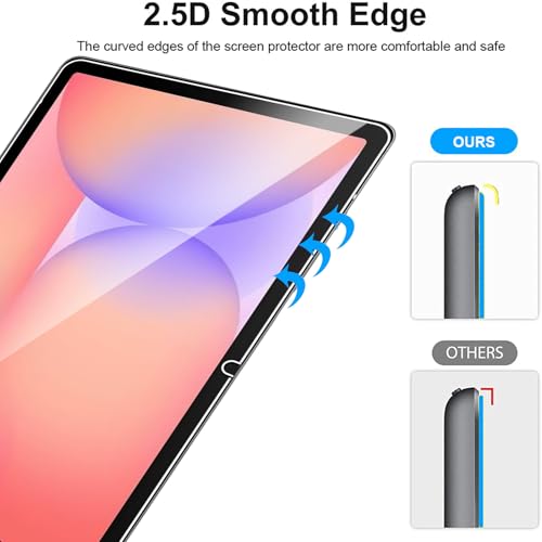 MEMELOKA Schutzfolie für Samsung Galaxy Tab S10 Lite 10.9 Zoll, 2 Stück [Hohe Empfindlichkeit][Anti-Bläschen][Anti-Fingerabdruck] 9H Härte Anti-Kratzen Gehärtetes Glas Displayschutz