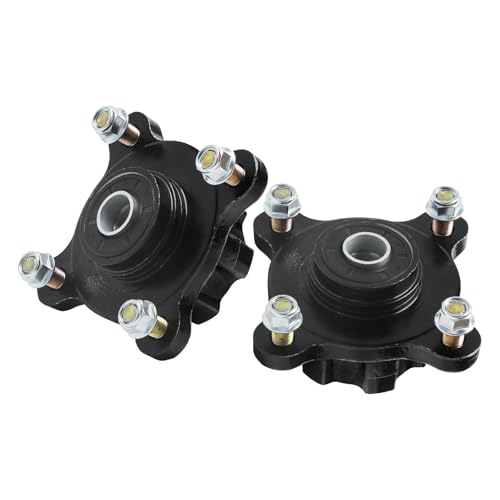 Dirt Bike Hubs: Top CNC Aluminum Spacers and Durable Wheel Hub Options 6 MOTOTPR Pair 4 Stud Front Wheel Rim Hub for Dirt Bike Quad ATV Go Kart Drift Trike Mini Bike