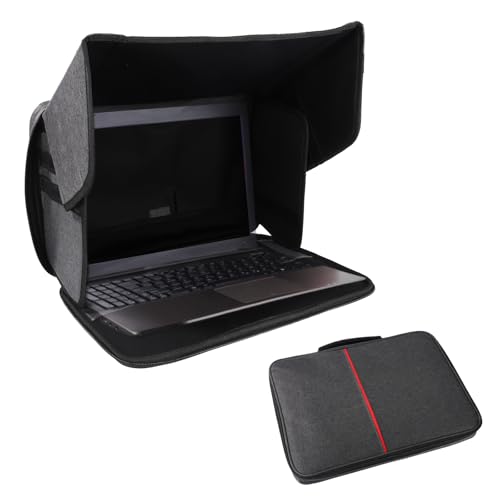 Parasol Laptop para Uso en Exteriores Viajes y Cafeterías Escudo de Privacidad Portátil
