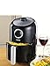 Price comparison product image Tower T17026 Air Fryer with Rapid Air Circulation System, VORTX Frying Technology, 30 Minute Timer and Adjustable Temperature Control for Healthy Oil Free or Low Fat Cooking, 1000 W, 1.6 Litre, Black
