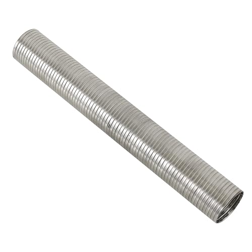 TORDXICS 2 x 16.5 Length Universal stainless steel Exhaust Flex Pipe Flexible Exhaust Tubing