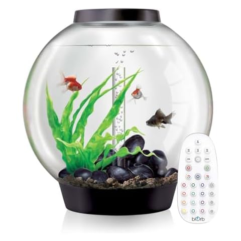 biOrb Classic 60L Black Aquarium with LED Lighting Cover