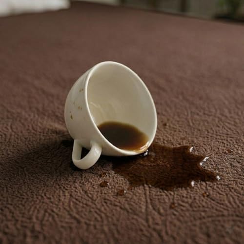 Image of Next Space - Waterproof - Hypoallergenic Mattress Protector, PVC-Free, Easy Wash, Absorbent and Breathable (Coffee, 72x78)
