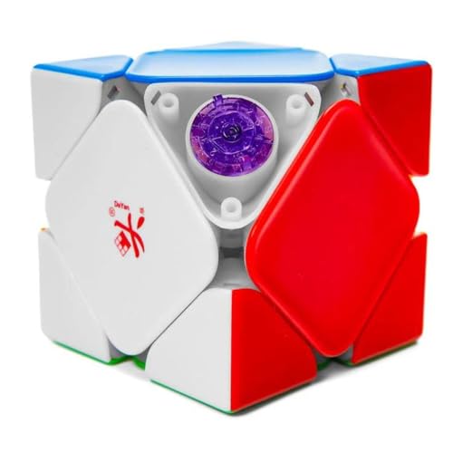 Image of Dayan Skewb V2 Magnetic Ball-Core Speed Cube | Numerical Dual Adjustment & Adjustable Core Magnets | Sculpted High-Grip Design, Professional Competition Stickerless Skewb Puzzle