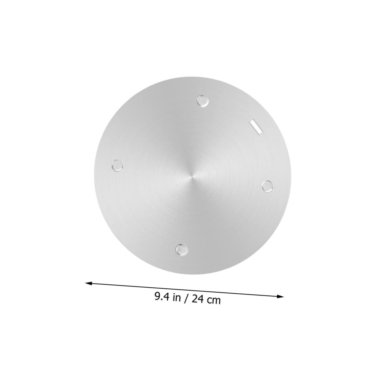 Piastra di induzione Diffusore di Calore Adattatore in Acciaio Inox 30 Cm Manico per a Gas ed Elettrici Distribuzione Uniforme Sbrinamento Utensile da Cucina
