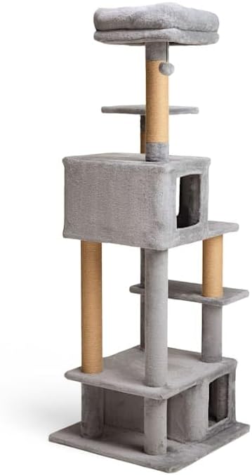 EveryYay by Petco Cozy Condo 6-Level Cat Tree for Large Cats 66.1" H