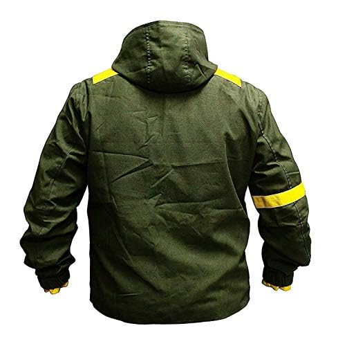 Twenty One Mens 21 Green Pilots Cotton Jumpsuit Hoodie Levitate Camouflage Jacket