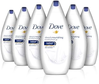 Dove Deep Moisture Deeply Nourishing Body Wash, 450ml (pack of 6)