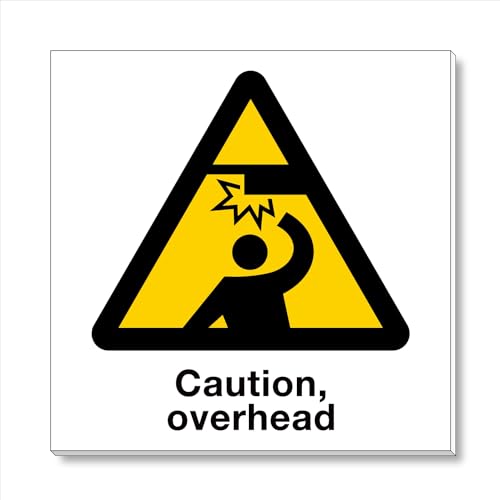 ヴィンテージ 看板 アメリカ CAUTION OVERHEAD 両面 ヴィンテージ 看板 アメリカ CAUTION OVERHEAD 両面 ヴィンテージ 看板