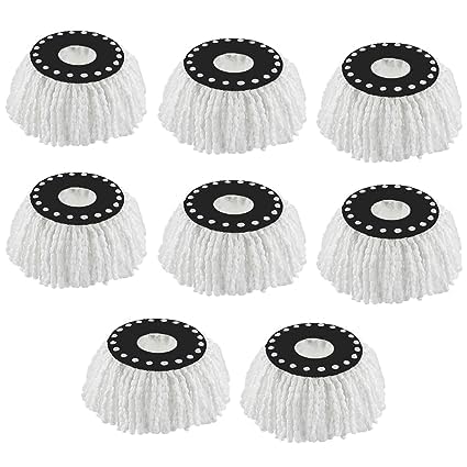 Microfiber Spin Mop Head Replacement Refill for Floor Cleaning, Pack of 8 (Only Refills) (B0CM9KQHC8) Amazon Price History, Amazon Price Tracker