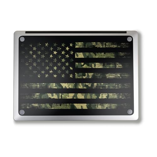 Image of Laptop Skin Compatible with Alienware M18 R2 (2024) - American Camo - Premium 3M Vinyl Protective Wrap Decal Cover - Easy to Apply | Crafted in The USA by MightySkins