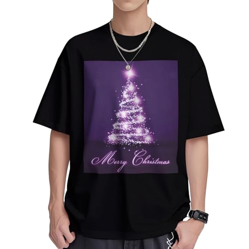 T-shirt violet coton femme pour l'été décontracté chic