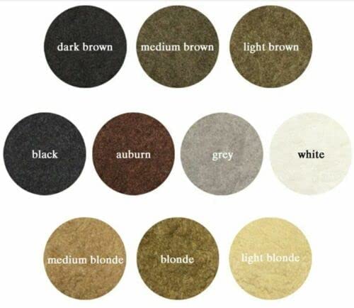 Miniatura 2 de Fibras de construcción de cabello de 0.97 oz, fibras capilares para hombres, 100% fibras de queratina indetectables para cabello adelgazante,