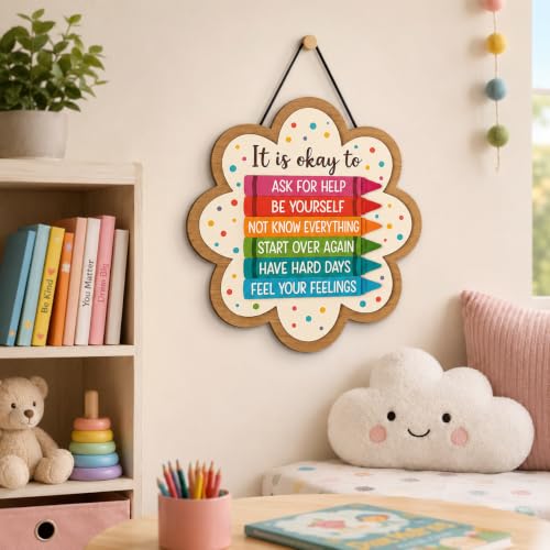 Image of Zesta Wooden Wall Hanging Decorative Items /Hanging Home Wall Decor Items /MDF Decoration Items for Home /Cute Wall Art For Living Room /Home Decor Items Living Room (Floral)