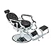 Kaleurrier Salon Chair Height Adjustable - Reclining Barber Chair - Professional Hair Styling Chairs for Barbershop Home Beauty Tattoo Massage - Salon Furniture Equipment Black