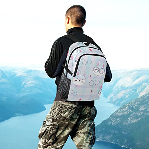 Cartable étanche pour voyage et école avec illustration lapin - 7
