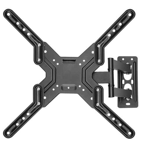 Full Motion tv Wall mounts for Most 26-55 inch Flat or Curved TVs, TV Bracket Wall Mount with Articulating Arms TV Wall Mount Bracket with VESA 600x400mm