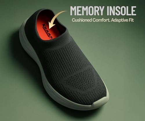 Image of Kraasa ProRider Running Shoes for Men | Walking & Gym Shoes with Max Cushion Technology | Lace Up Sneakers for Men