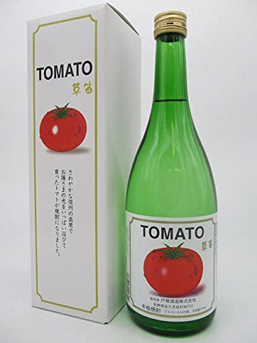 Amazon.co.jp: 戸塚酒造 草笛 トマト焼酎 25度 720ml : 食品・飲料・お酒