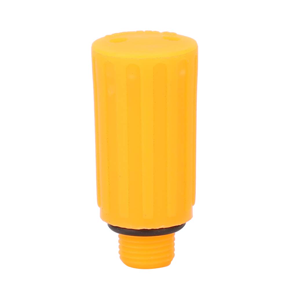 Air Compressor Breather, 5pcs 9mm Yellow Breathing Rod Vent Cap Air Compressor Pump Accessories, for Most of Piston Type Air Compressors
