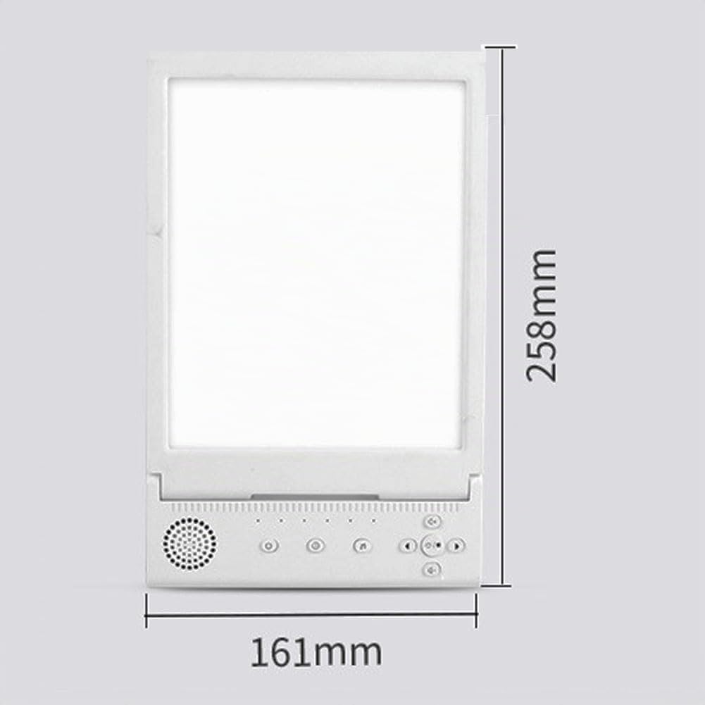 Tageslichtlampe mit 10 Weißes Rauschen LED Lichttherapielampe 20000 Lux Daylight Lampe Touch Control und Verstellbarer Sonnenlicht Lampe 3 Farbtemperaturen 6 Timer Tageslichtleuchte Simulation