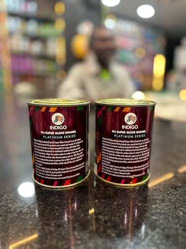 Image of Indigo PU Super Gloss Enamel Gold - 500ML (Pack of 2)