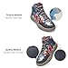 UIN Women's High Top Fashion Sneakers Skate Walking Art Travel Shoes Bardenas Ⅱ My Military Life (5.5)