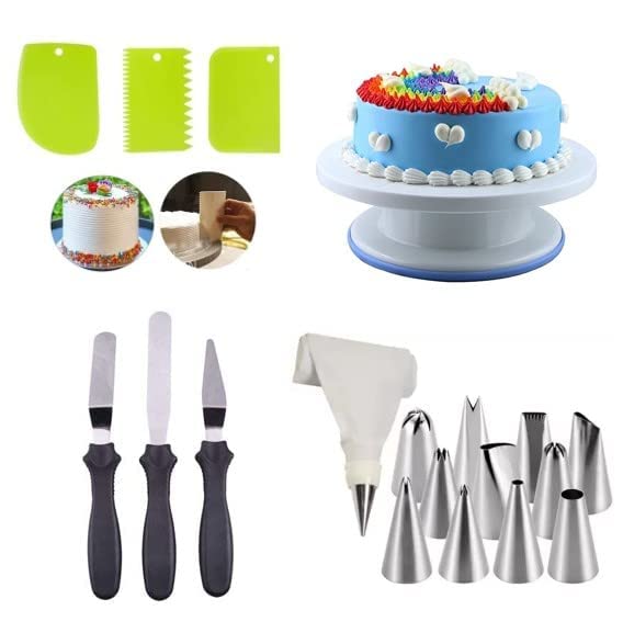 Buy CAKEBAKEMOLD Cake Making Items Cake Decorating Turntable 28 cm
