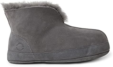 FIRESIDE by Dearfoams Men's Byron Bay Shearling Warm-up Boot Ankle, Grey, 9 | Image 2