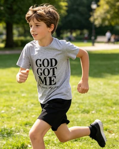 Image of Boys 2 Piece Outfits Short Sleeve Basketball Pattern T-Shirt and Shorts Summer Clothes for Kids 5-12 Years