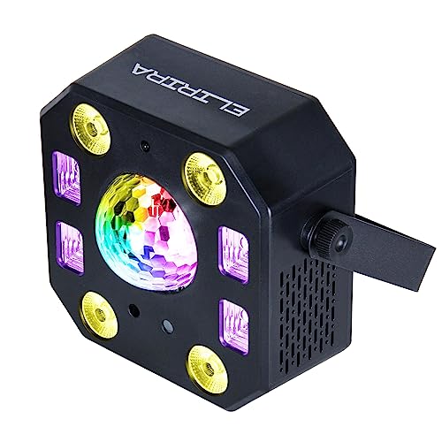 Lumière 5 en 1 disco et stroboscope LED avec boule magique et contrôle DMX pour fête