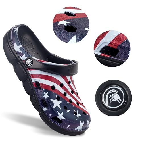Image of PIMIO Garden Clogs for Women and Men,Slip On Work Shoes with Arch Support,Womens Mens Quick-Dry Water Shoes Casual Sandals,Comfortable Slippers