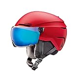 Bietet Schutz und gleichzeitig einen kühlen Kopf, Dank Holo Core, einer größeren Knautschzone aufgrund der Eierschachtelkonstruktion. Aus zwei essenziellen Ausrüstungsteilen, dem Helm und der Skibrille, wird eines, der Savor Stereo Visor Visier Skihelm. Mit einer anpassbaren Visiereinstellung, falls gewünscht, bleibt Platz für eine optische Brille. Bei der Scheibentechnologie sorgen mehrere Schichten einer hochwertigen Verspiegelung für 100% klare Sicht und er