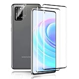Carantee 2 Stück für Panzerglas für Samsung Galaxy S20 Plus Schutzfolie, +2 Kameraschutz Folie, 9H Härte Displayschutz S20+ Panzerfolie, Sensitive Touch, HD 3D Blasenfrei Anti-Fingerprint Schutzglas