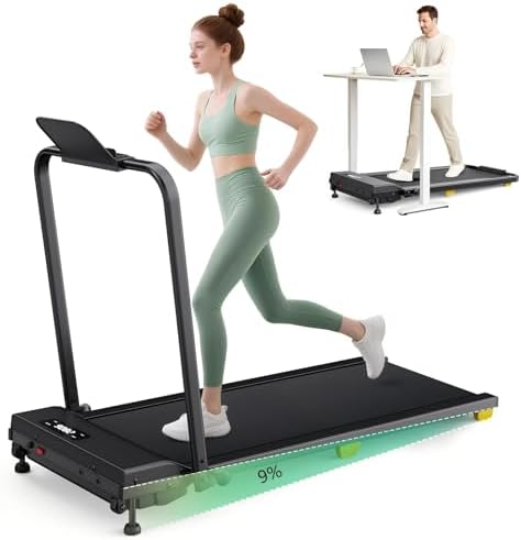 UREVO Walking Pad mit 2,5 PS und 6-Punkt-Dämpfung