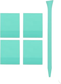 DGAGA Chalk Paste Mini Squeegee with Rubber Sticks Set, 5PCS Self Adhesive Screen Stencil Squeegees Screen Printing Scraper Tools for applying Chalk Paint or Ink, Crafts, DIY Projects