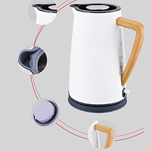 Hervidor eléctrico acero inoxidable 220v apagado automático miniatura 5