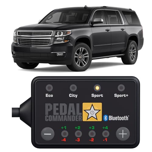 PEDAL COMMANDER for Chevrolet Suburban 2007-2020 Throttle Response Controller - Plug-and-Play, 4 Driving Modes, Throttle Controller Performance Parts, App Control, Suburban Accessories