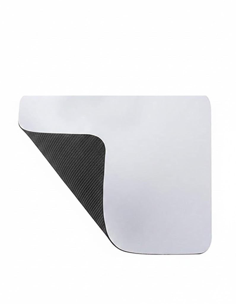 Blank Sublimation Mouse Pad - [Quantity] Pack - White Polyester Surface with Non-Slip Natural Rubber Base - Perfect for Heat Press, DIY Custom Designs, and Office/Gaming Use-image-13