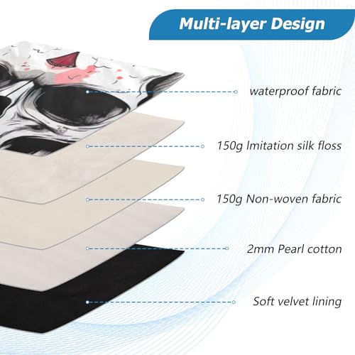 Funda para portátil 13-14 pulgadas impermeable con flores miniatura 4