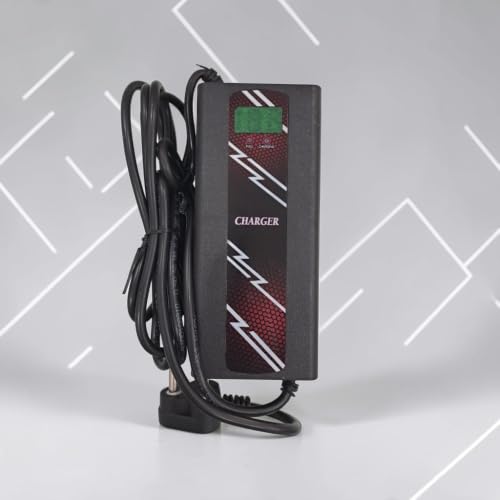 Image of Electric Scooter Lead Acid Battery Charger 60V 4 AMP | Graphene | 5 Battery Scooter | Longest Wire | Real Time Percentage Screen.