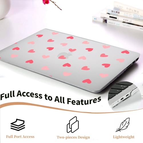 Funda MacBook Pro 13 A1278 soluciona arañazos carcasa rígida rosa con protector teclado 5
