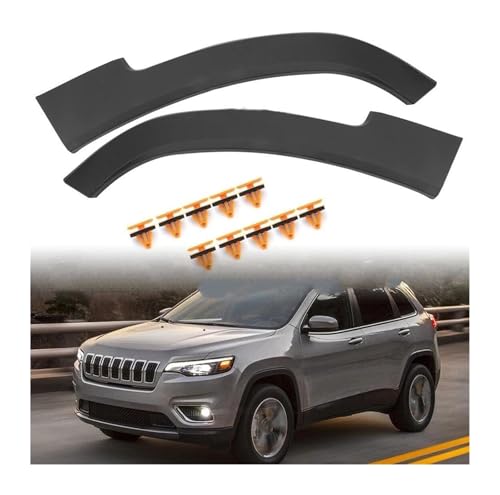 Guardabarros para Cherokee KL 2013-2018: protector de goma para arco de rueda de coche 4