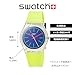 Orologio Swatch Gent GE255 Al quarzo (batteria) Plastica Quandrante Blu Cinturino Silicone