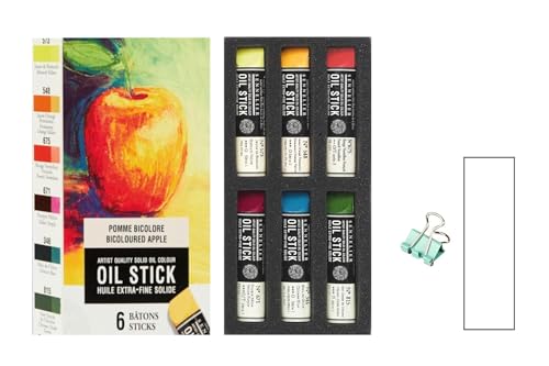 Sennelier Oil Sticks 6 mini sticks pour dessiner à l'huile