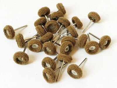 TM USWWAGOODS Replacement For/Fits 25 ABRASIVE 1"; SCUFF BUFF ROTARY TOOL S BRUSHES DB120B
