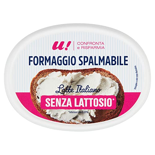 Formaggio Spalmabile Senza Lattosio U! Confronta e Risparmia, 150gr