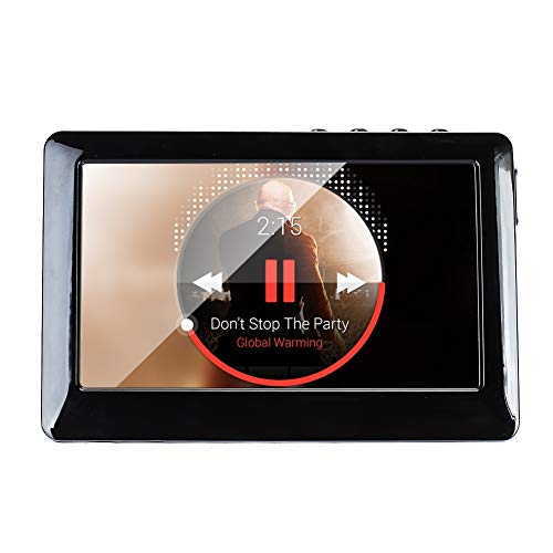 Haihuic 16 GB 4.3"Pantalla táctil MP3 MP4 MP5 Media Player con Salida de TV, Videos, Música, Fotos, Ebooks, Radio FM Soporte de Tarjeta TF | Negro