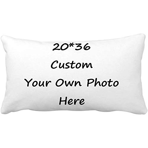 Design Your Own Photo Pillowcase Two-Sides Printed Cushion Covers Custom Cotton Throw Pillow Cases (20X36 King) Design Your Own Photo Pillowcase Two-Sides Printed Cushion Covers Custom Cotton Throw Pillow Cases (20"X36" King)